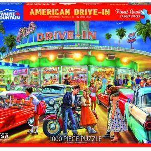 American Drive In – White Mountain 1000 piece puzzle